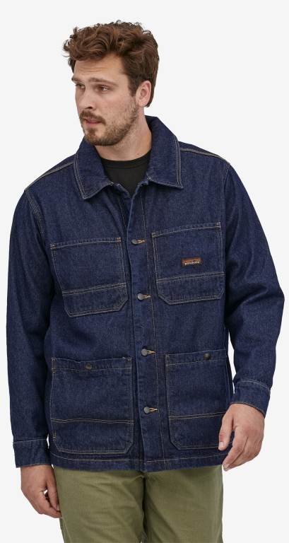 Abrigos Patagonia Hemp Denim Chore Hombre Hemp | FC4pjvWN