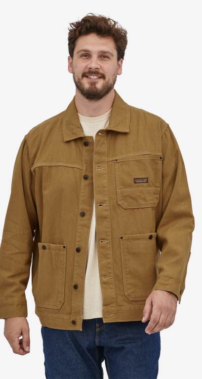 Abrigos Patagonia Iron Forge HempÂ® Lona Chore Hombre Negros | OYYSShXp