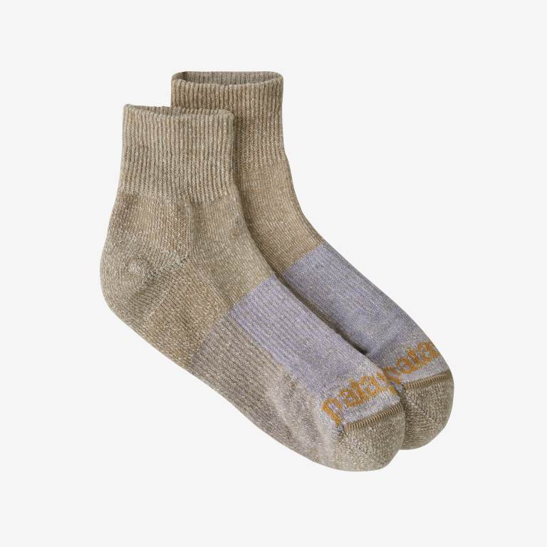 Calcetines Patagonia Hemp Quarter Unisex Kaki | MD96A3Bi