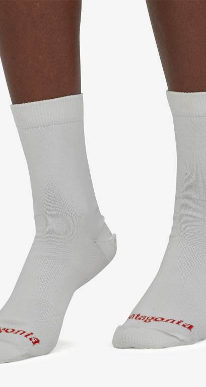 Calcetines Patagonia ULW Daily 3/4 Unisex Blancos | NJEdvB9e