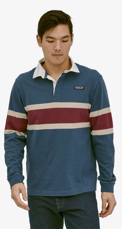 Camisas Patagonia Algodon in Conversion Midweight Rugby Hombre Azules | WZOx6kAa