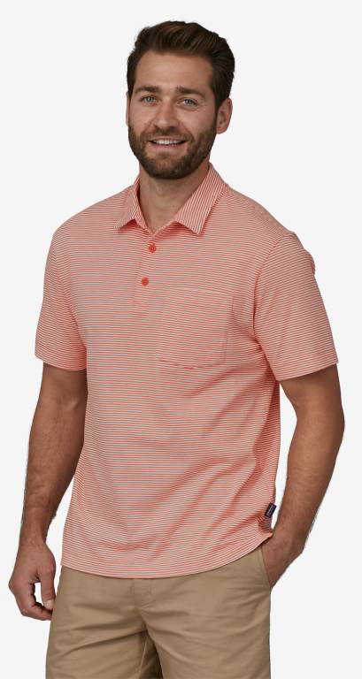 Camisas Patagonia Algodon in Conversion Ligeros Polo Hombre Coral | mCjSsLQP