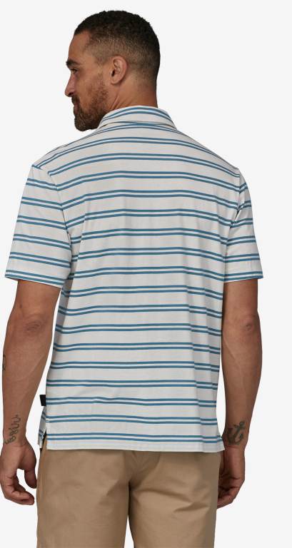 Camisas Patagonia Algodon in Conversion Ligeros Polo Hombre Stripes/White | xOaVGkJ5