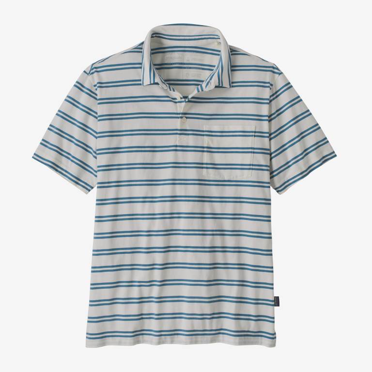 Camisas Patagonia Algodon in Conversion Ligeros Polo Hombre Stripes/White | xOaVGkJ5