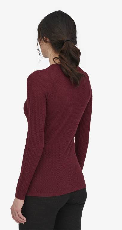 Camisas Patagonia CapileneÂ® Air - Baselayer Mujer Rojos | 1CO0Rs5U