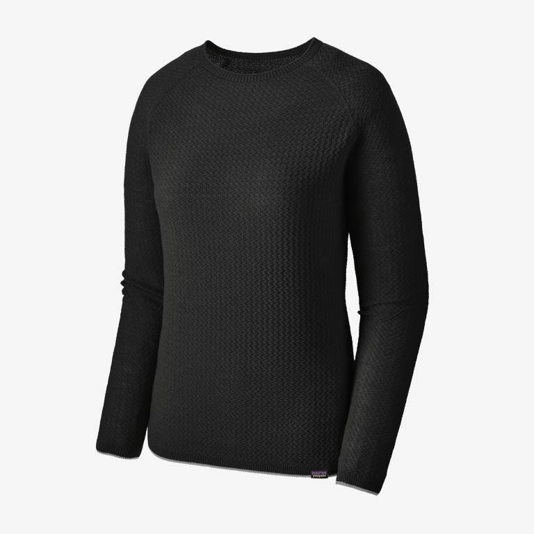 Camisas Patagonia CapileneÂ® Air - Baselayer Mujer Negros | wAqSDVEj