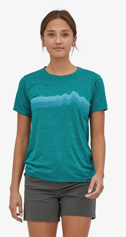 Camisas Patagonia CapileneÂ® Cool Daily Estampados Mujer Stripes/Green | CPDEN4sH