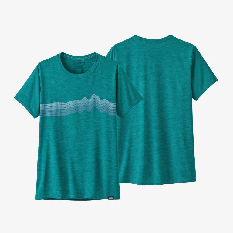 Camisas Patagonia CapileneÂ® Cool Daily Estampados Mujer Stripes/Green | CPDEN4sH