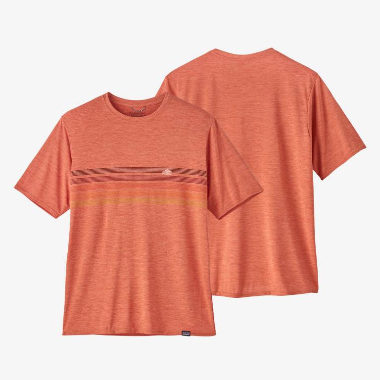 Camisas Patagonia CapileneÂ® Cool Daily Estampados Hombre Stripes/Coral | vEBtJwXQ