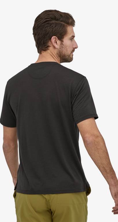 Camisas Patagonia CapileneÂ® Cool Merino Hombre Negros | Wpty9JJC