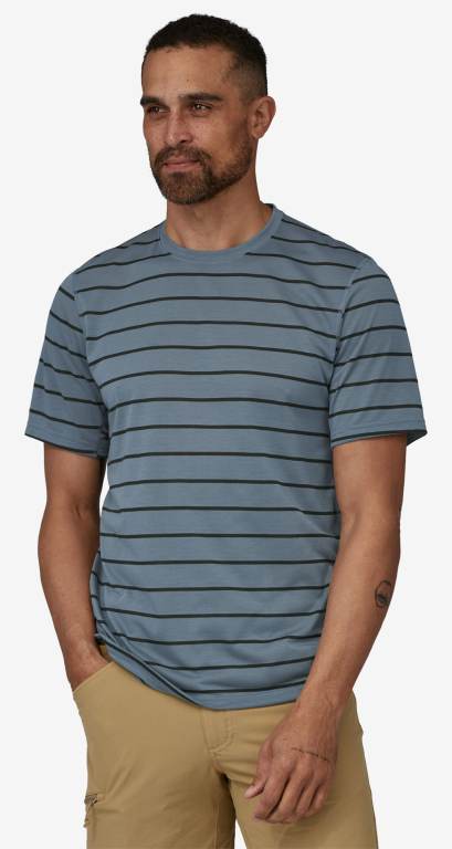 Camisas Patagonia CapileneÂ® Cool Trail Hombre Stripes/Grey | JrkBMaPy