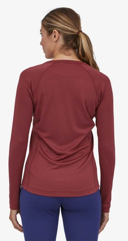 Camisas Patagonia CapileneÂ® Midweight Baselayer Crewneck Mujer Rojos | DQspuarM