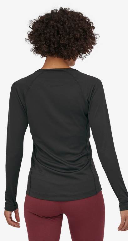 Camisas Patagonia CapileneÂ® Midweight Baselayer Crewneck Mujer Negros | GJT6a90Z