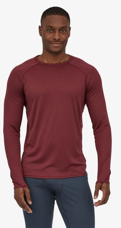 Camisas Patagonia CapileneÂ® Midweight Baselayer Crewneck Hombre Rojos | Ha9LiX68