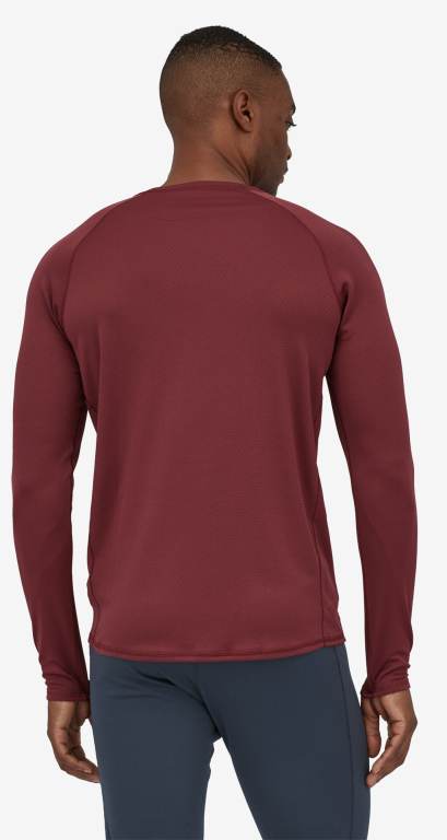 Camisas Patagonia CapileneÂ® Midweight Baselayer Crewneck Hombre Rojos | Ha9LiX68