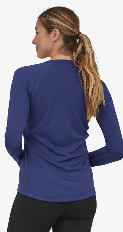 Camisas Patagonia CapileneÂ® Midweight Baselayer Crewneck Mujer Azules | o3gHXpHd