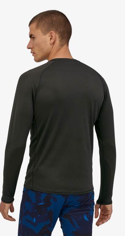 Camisas Patagonia CapileneÂ® Midweight Baselayer Crewneck Hombre Negros | yqNMp69K