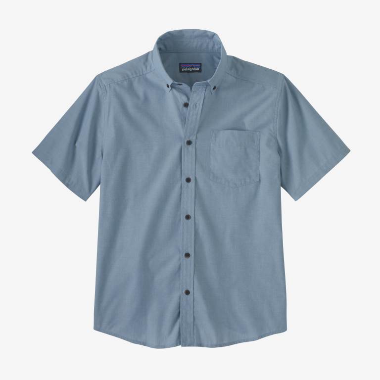 Camisas Patagonia Daily Travel Hombre Azules | hO5ksxc1