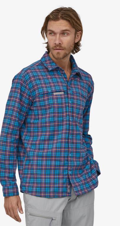 Camisas Patagonia Early Rise Stretch Hombre Azules | SurPTxCp