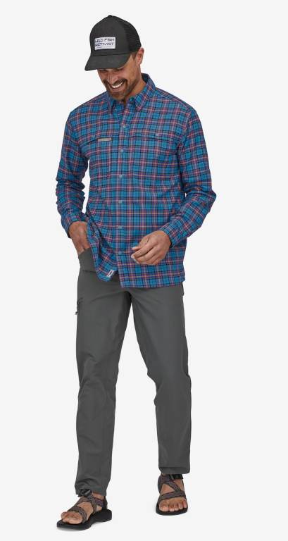 Camisas Patagonia Early Rise Stretch Hombre Azules | SurPTxCp