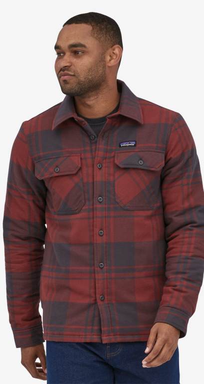 Camisas Patagonia Insulated Organic Algodon Midweight Fjord Flannel Hombre Rojos | OMU6bih2