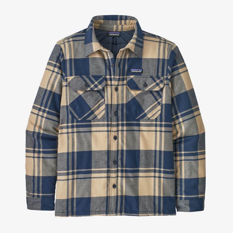 Camisas Patagonia Insulated Organic Algodon Midweight Fjord Flannel Hombre Marrom | cwgnq3Eh