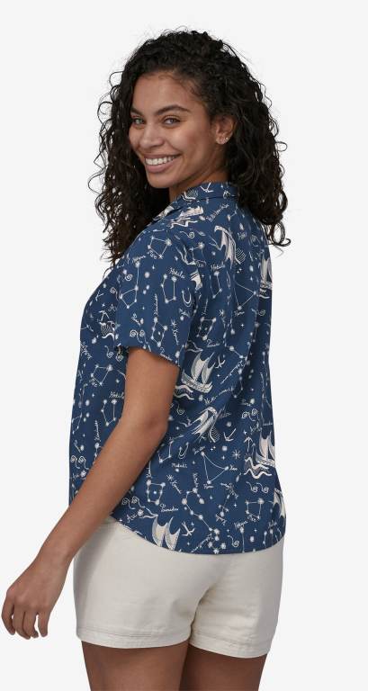 Camisas Patagonia Ligeros PatalohaÂ® Mujer Marrom | OKM3batP