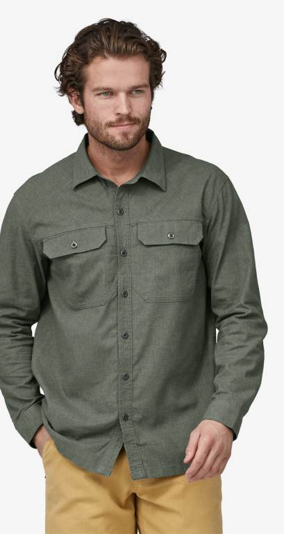 Camisas Patagonia Light Farrier's Trabajo Hombre Grises Azules | mgpsJp39