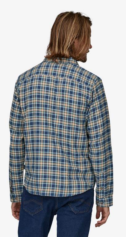 Camisas Patagonia Long-Sleeved Algodon in Conversion Fjord Flannel Hombre Azules | 1X8kzN9b