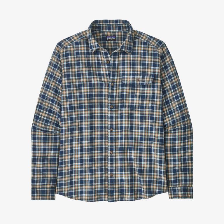 Camisas Patagonia Long-Sleeved Algodon in Conversion Fjord Flannel Hombre Azules | 1X8kzN9b