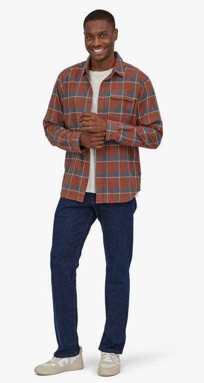 Camisas Patagonia Long-Sleeved Algodon in Conversion Fjord Flannel Hombre Marrom | cmjZLQuK