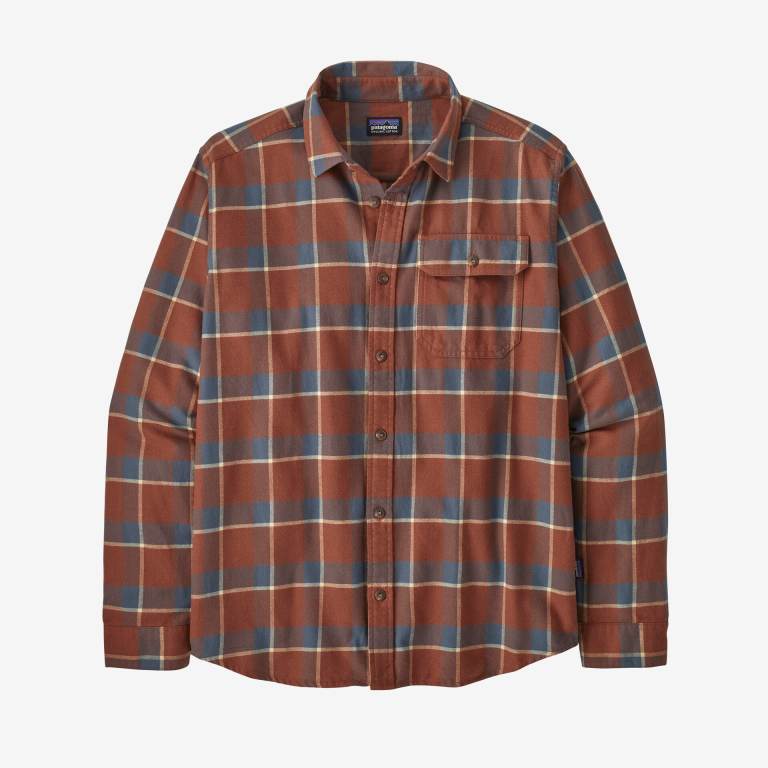 Camisas Patagonia Long-Sleeved Algodon in Conversion Fjord Flannel Hombre Marrom | cmjZLQuK