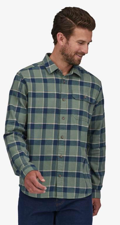 Camisas Patagonia Long-Sleeved Algodon in Conversion Fjord Flannel Hombre Verdes | xn7DS2zf