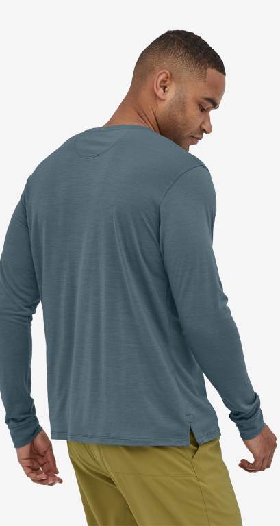 Camisas Patagonia Long-Sleeved CapileneÂ® Cool Merino Hombre Grises | 0OJiP9KE