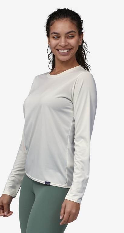 Camisas Patagonia Long-Sleeved CapileneÂ® Cool Daily Mujer Blancos | 36OgPIx3