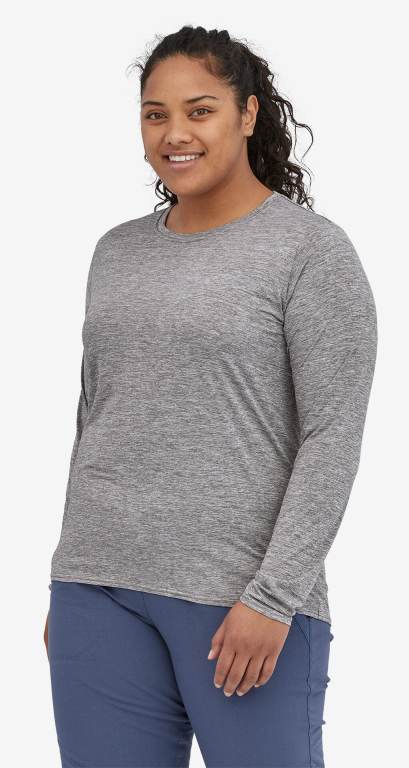 Camisas Patagonia Long-Sleeved CapileneÂ® Cool Daily Mujer Blancos | 36OgPIx3