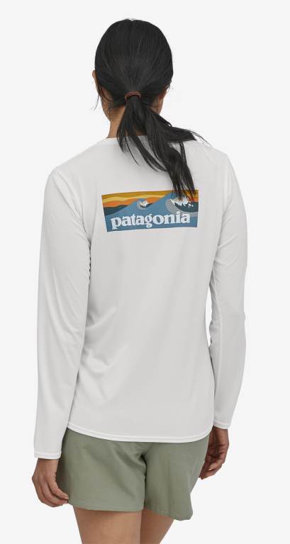 Camisas Patagonia Long-Sleeved CapileneÂ® Cool Daily Estampados Mujer Azules | 3NIH2zvs