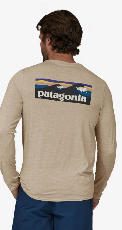 Camisas Patagonia Long-Sleeved CapileneÂ® Cool Daily Estampados - Waters Hombre Boardshort | 6PiAJDub