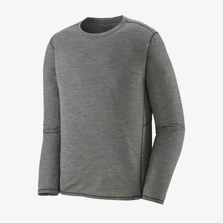 Camisas Patagonia Long-Sleeved CapileneÂ® Cool Ligeros Hombre Grey/Grey | 6TunGOYr