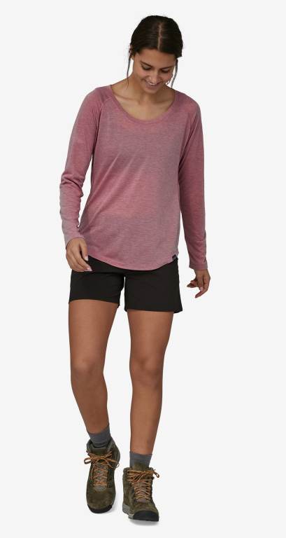 Camisas Patagonia Long-Sleeved CapileneÂ® Cool Trail Mujer Morados | G96RrMtc