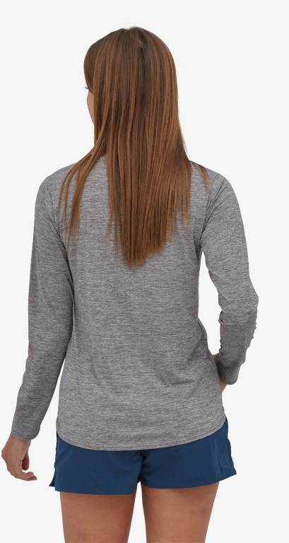 Camisas Patagonia Long-Sleeved CapileneÂ® Cool Daily Estampados Mujer Grises | Otjvu0IU