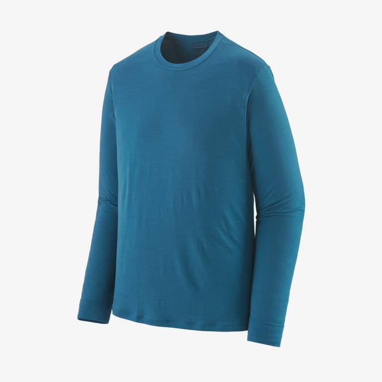 Camisas Patagonia Long-Sleeved CapileneÂ® Cool Merino Hombre Azules | Vx0vHVGj