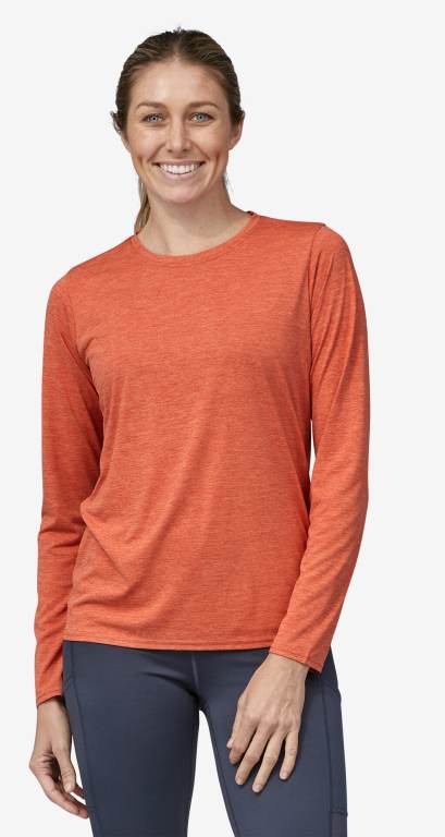 Camisas Patagonia Long-Sleeved CapileneÂ® Cool Daily Mujer Coral | fDNJNXvf