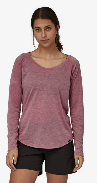 Camisas Patagonia Long-Sleeved CapileneÂ® Cool Trail Mujer Morados | soFWWDaS