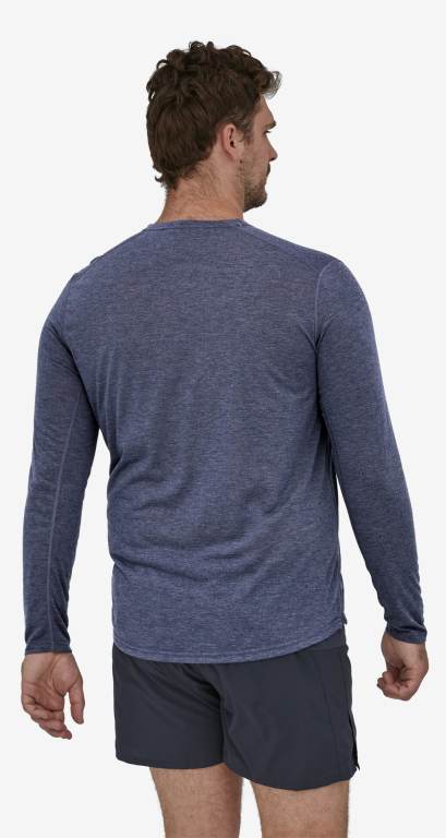 Camisas Patagonia Long-Sleeved CapileneÂ® Cool Trail Hombre Grises | we5t5VbM