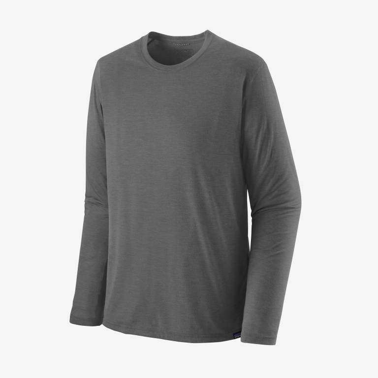 Camisas Patagonia Long-Sleeved CapileneÂ® Cool Trail Hombre Grises | we5t5VbM