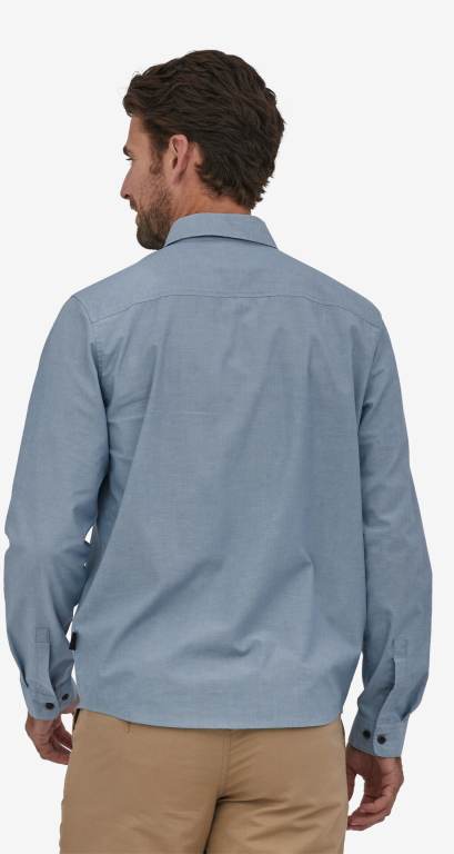 Camisas Patagonia Long-Sleeved Daily Hombre Azules | 59VBB5RK