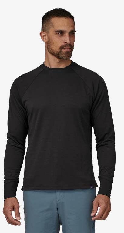 Camisas Patagonia Long-Sleeved Dirt Craft Mountain Jersey Hombre Negros | SkvLMy4v