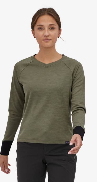 Camisas Patagonia Long-Sleeved Dirt Craft Mountain Jersey Mujer Verdes | UkTE2Be9