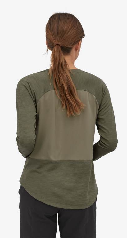 Camisas Patagonia Long-Sleeved Dirt Craft Mountain Jersey Mujer Verdes | UkTE2Be9